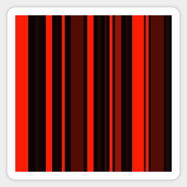 red and black abstract linear pop art design Sticker by pauloneill-art